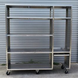 Mobile Stainless Steel Shelving Unit