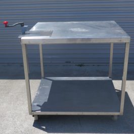 Mobile Stainless Steel Workbench With Can Opener
