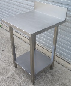 Stainless Steel Workbench with Splashback