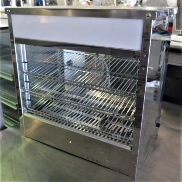 Roband Countertop Pie Display Hot Food Merchandiser