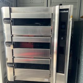 2nd Hand 12 Tray, R12 Rotel 3, 3 Deck, 3 Split 18" Oven