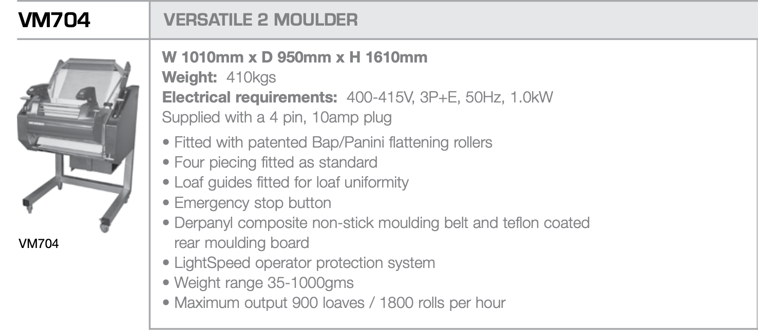 VM704 VERSATILE 2 MOULDER (SUBJECTED TO PRICE INCREASES & AVAILABILITY) - Image 2