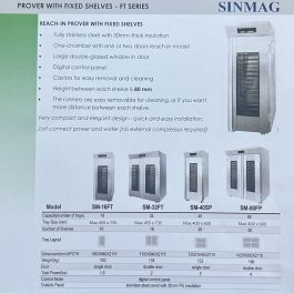 *NEW* PROVER WITH FIXED SHELVES - FT SERIES