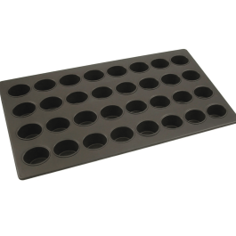 BAKEWISE - 16″ Regular Muffin Tray Long Life Non-Stick Teflon Coated