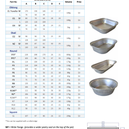 PIE TINS