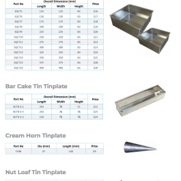 CAKE TINS