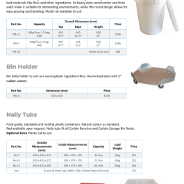 TUBS, CRATES & BINS