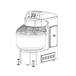 MECNOSUD 130 SPIRAL MIXER INSTRUCTION MANUAL