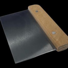 Stainless-Steel Bench Scraper with wooden handle