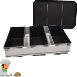 DROP ON LID to Match 3 Straps Loaf Pan (450g Loaf Pan 109)