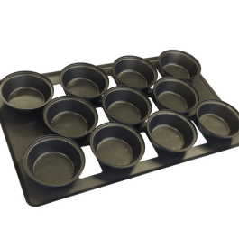 Round Self Cutting Pie Tray – 11 PIES – 1/1GN- Long Life Non-Stick
